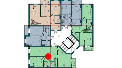 2-xonali xonadon 144.4 m²  7/7 qavat | Bristol Turar-joy majmuasi