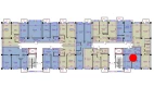 1-xonali xonadon 47.14 m²  7/10 qavat | Ko'kcha-Oqtepa Turar-joy majmuasi