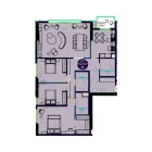 4-комн. квартира 153.4 м² 10/22 этаж | Жилой комплекс Central Avenue 4-комн. квартира 153.4 м² 10/22 этаж | Жилой комплекс Central Avenue