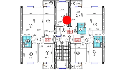 1-комнатная квартира 38.13 м²  3/5 этаж | Жилой комплекс BATOSH