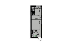 1-xonali xonadon 28.04 m²  1/10 qavat | YANGIOBOD RESIDENCE Turar-joy majmuasi