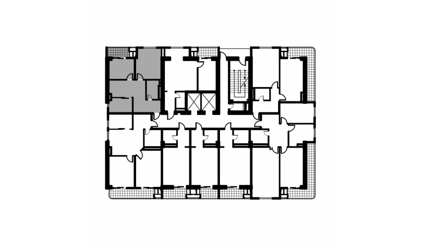 3-xonali xonadon 57.4 m²  7/12 qavat | NAVRUZ GROUP Turar-joy majmuasi