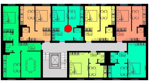 1-комнатная квартира 34 м²  8/8 этаж | Жилой комплекс Sohil