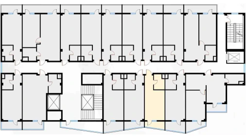 1-комнатная квартира 28.28 м²  6/7 этаж | Жилой комплекс Bochka Resort