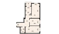3-комн. квартира 78.08 м² 2/8 этаж | Жилой комплекс YASHIL VODIY RESIDENCE 3-комн. квартира 78.08 м² 2/8 этаж | Жилой комплекс YASHIL VODIY RESIDENCE