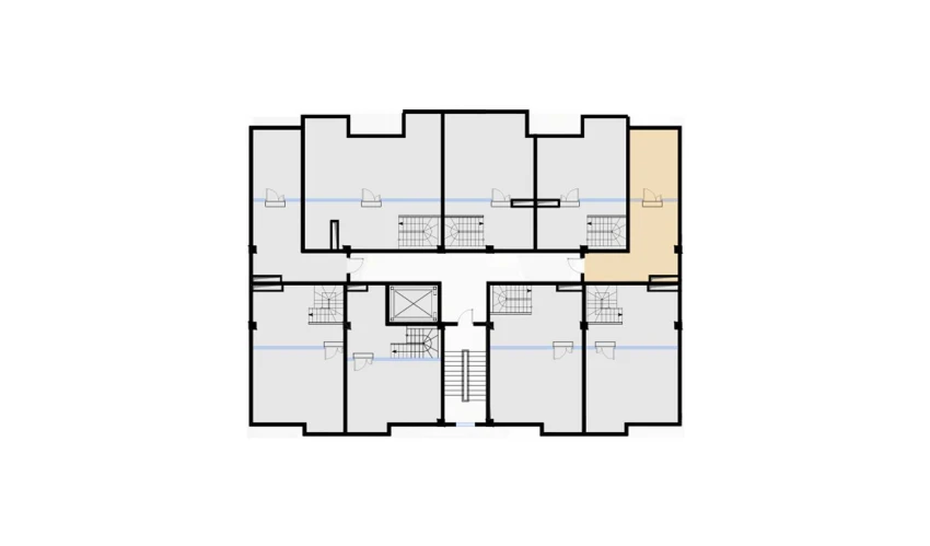 1-комнатная квартира 57.56 м²  7/7 этаж | Жилой комплекс Bochka Resort