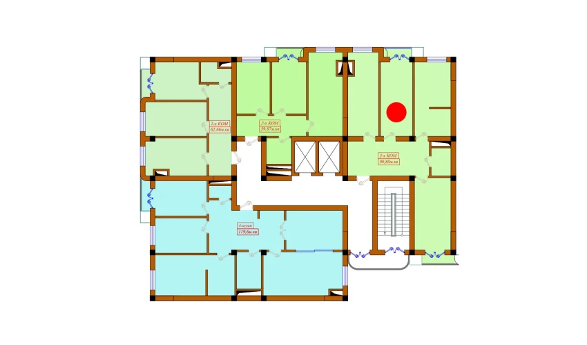 3-комнатная квартира 99.8 м²  3/11 этаж | Жилой комплекс Aviasozlar Plaza