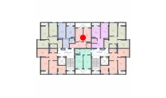 1-xonali xonadon 59.5 m²  9/13 qavat | ORZU SAROYI Turar-joy majmuasi