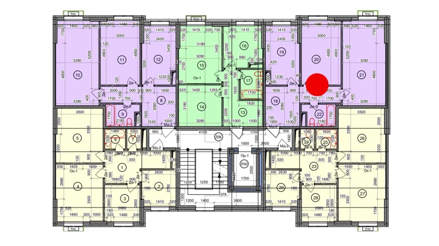 2-комн. квартира 68.6 м²  4/9 этаж | Жилой комплекс Uchtepa Avenue