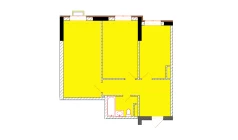 2-xonali xonadon 65 m²  9/9 qavat | Uchtepa Avenue Turar-joy majmuasi