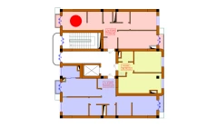 2-xonali xonadon 75.8 m²  4/10 qavat | Aviasozlar Plaza Turar-joy majmuasi