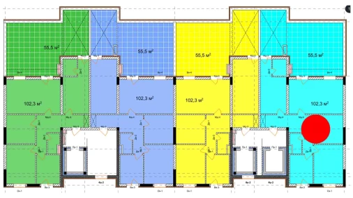 4-комнатная квартира 102.3 м²  13/13 этаж | Жилой комплекс Uchtepa Avenue