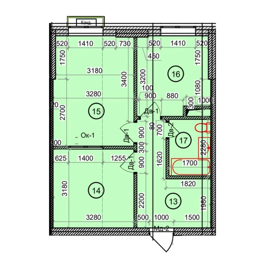 2-комн. квартира 49.2 м²  9/9 этаж | Жилой комплекс Uchtepa Avenue