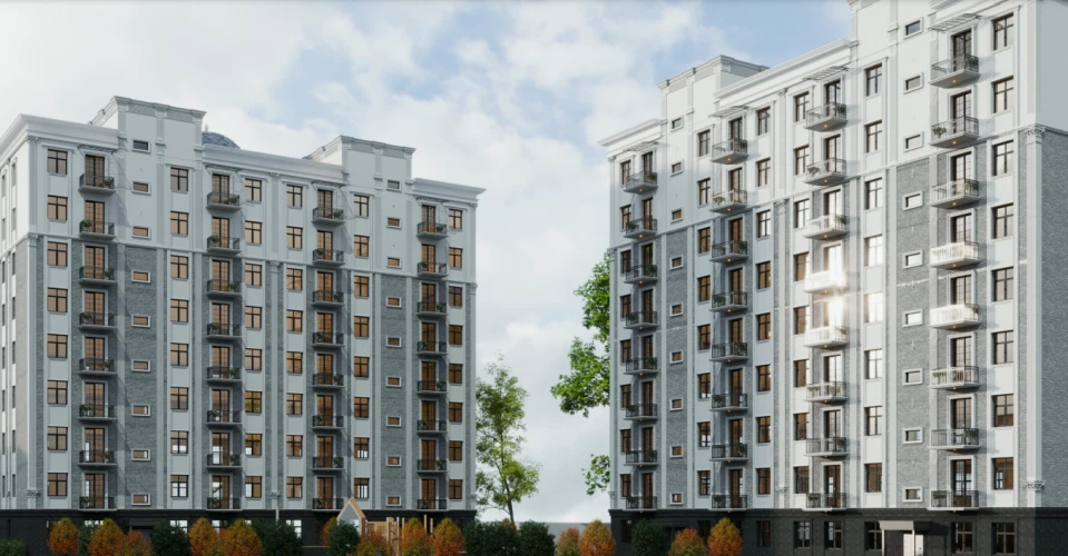 2-комн. квартира 39.76 м²  2/9 этаж | Жилой комплекс Turkiston Plaza