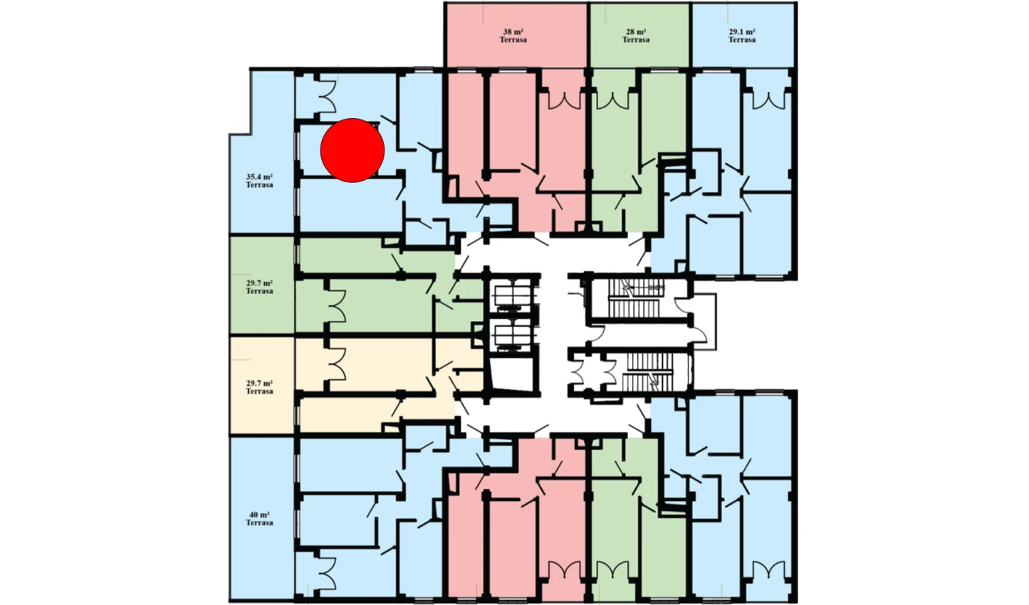 3-комн. квартира 110.6 м²  3/16 этаж | Жилой комплекс Musaffo