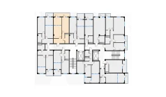 2-комн. квартира 52.69 м²  6/7 этаж | Жилой комплекс Bochka Resort