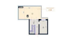 2-комн. квартира 123 м²  9/9 этаж | Жилой комплекс KO'KSAROY