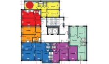 2-комн. квартира 55.2 м²  2/10 этаж | Жилой комплекс NUR BARAKA