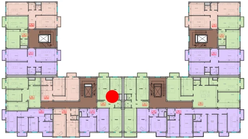 2-комнатная квартира 74.4 м²  2/7 этаж | Жилой комплекс Gulbadanbegim