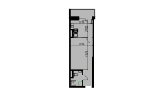 1-комн. квартира 29.24 м²  9/10 этаж | Жилой комплекс YANGIOBOD RESIDENCE