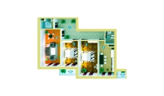 3-комн. квартира 102 м²  6/9 этаж | Жилой комплекс ZAR ZAMONAVIY UYLAR