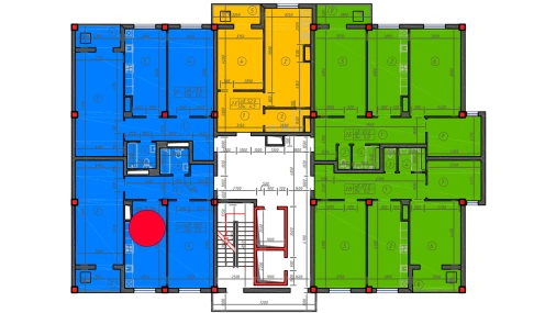 2-комнатная квартира 78 м²  9/12 этаж | Жилой комплекс Sokin hayot