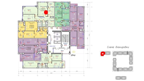 3-xonali xonadon 98.2 m²  13/16 qavat | Sam House (Qora Suv) Turar-joy majmuasi
