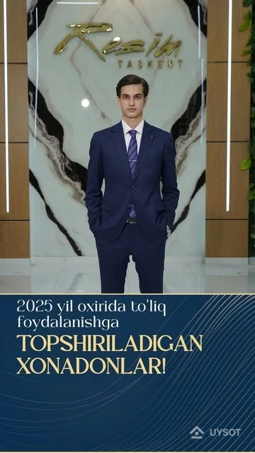 2025 yil oxirida to’liq foydalanishga topshiriladigan xonadon xarid qilmoqchimisiz?
Resim tashkent turar joy majmuasi bu imkoniyatni sizga taklif etadi!
Eng asosiysi bino hududidan chiqmagan holda barcha kerakli infratuzilmalar borligi:
Bogʻcha, savdo markazlari, sport majmuasi, bolalar oʻyingohini oʻz ichiga oladi!
📞 Batafsil ma’lumot olish uchun biz bilan bog‘laning yoki sotuv ofisimizga tashrif buyiring!
☎️ +99878 113-63-50 2025 yil oxirida to’liq foydalanishga topshiriladigan xonadon xarid qilmoqchimisiz?
Resim tashkent turar joy majmuasi bu imkoniyatni sizga taklif etadi!
Eng asosiysi bino hududidan chiqmagan holda barcha kerakli infratuzilmalar borligi:
Bogʻcha, savdo markazlari, sport majmuasi, bolalar oʻyingohini oʻz ichiga oladi!
📞 Batafsil ma’lumot olish uchun biz bilan bog‘laning yoki sotuv ofisimizga tashrif buyiring!
☎️ +99878 113-63-50