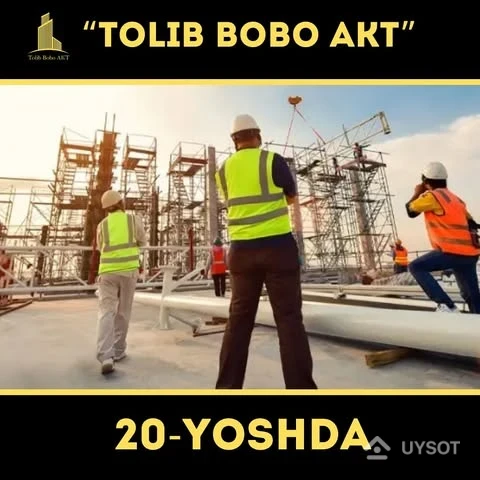 “Tolib bobo AKT” MCHJ 20-yoshda🔥🎁
Bizning firmamizga 2004yil 17-noyabr kuni asos solingan, bu 20yil mobaynida biz juda ko’plab qurilish bunyotkorlik ishlarini olib bordik. Bundan keyin ham bundanda katta qurilishlar qilamiz, biz bilan bo’lgan barchaga rahmat.
20-YOSH MUBORAK “Tolib bobo AKT” MCHJ 20-yoshda🔥🎁
Bizning firmamizga 2004yil 17-noyabr kuni asos solingan, bu 20yil mobaynida biz juda ko’plab qurilish bunyotkorlik ishlarini olib bordik. Bundan keyin ham bundanda katta qurilishlar qilamiz, biz bilan bo’lgan barchaga rahmat.
20-YOSH MUBORAK