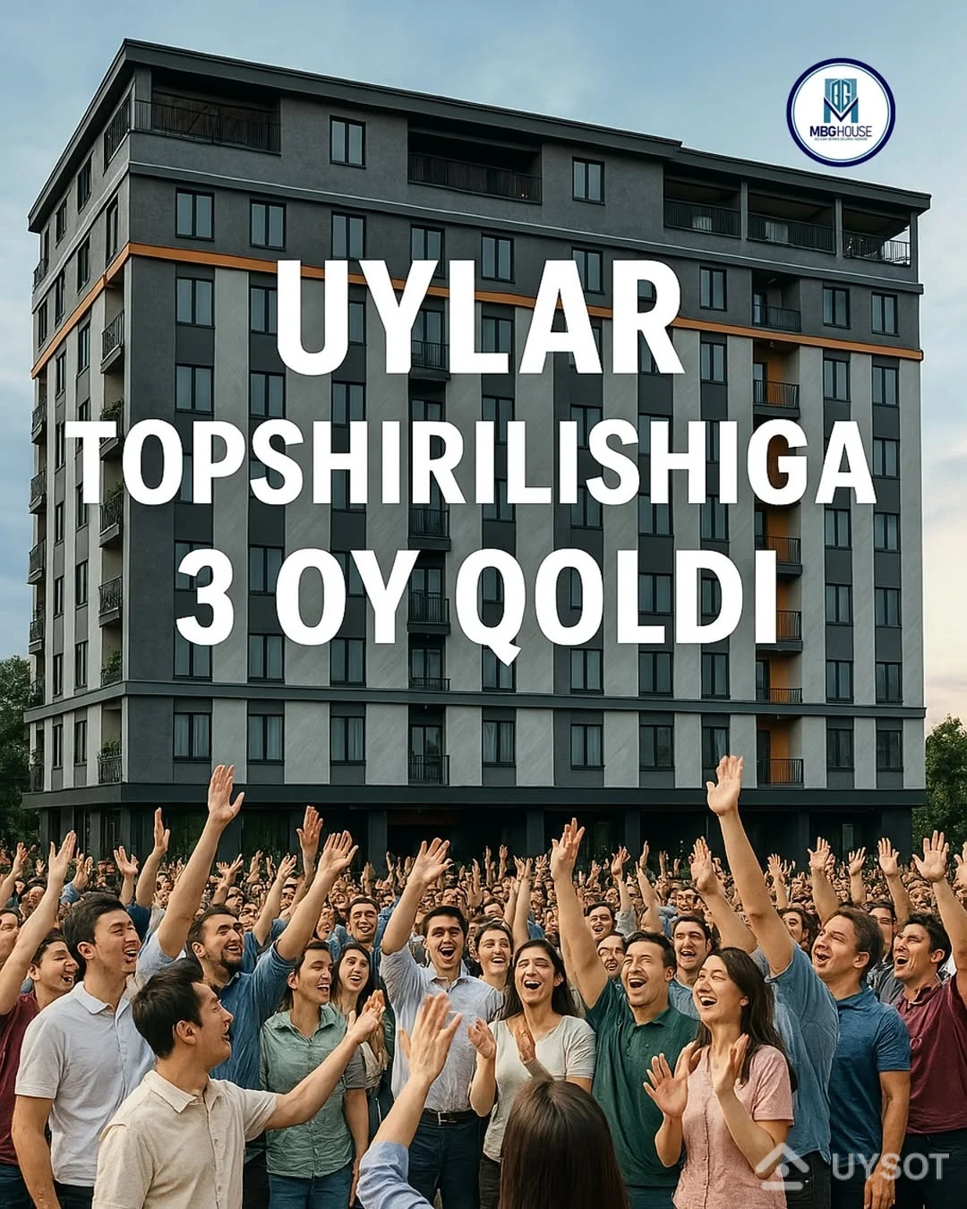 Chegirmali narxlarda — 3 oy ichida ko‘chib oling!

MBG House uylarining topshirilishiga atigi 3 oy vaqt qoldi!
Bugun eski narxlarda xarid qilsangiz, nafaqat tejamkorlik, balki:

🏡 To‘liq ta’mirdan chiqqan, ko‘chishga tayyor uy
🛠️ Yuqori sifatli materiallar
🕒 Vaqtni tejash va qulaylik

... hammasi sizga nasib etadi!

🔑 Orzudagi uyni boy bermang — bugunoq biz bilan bog‘laning!

@MBG_houses
📞 +99878 113-63-50