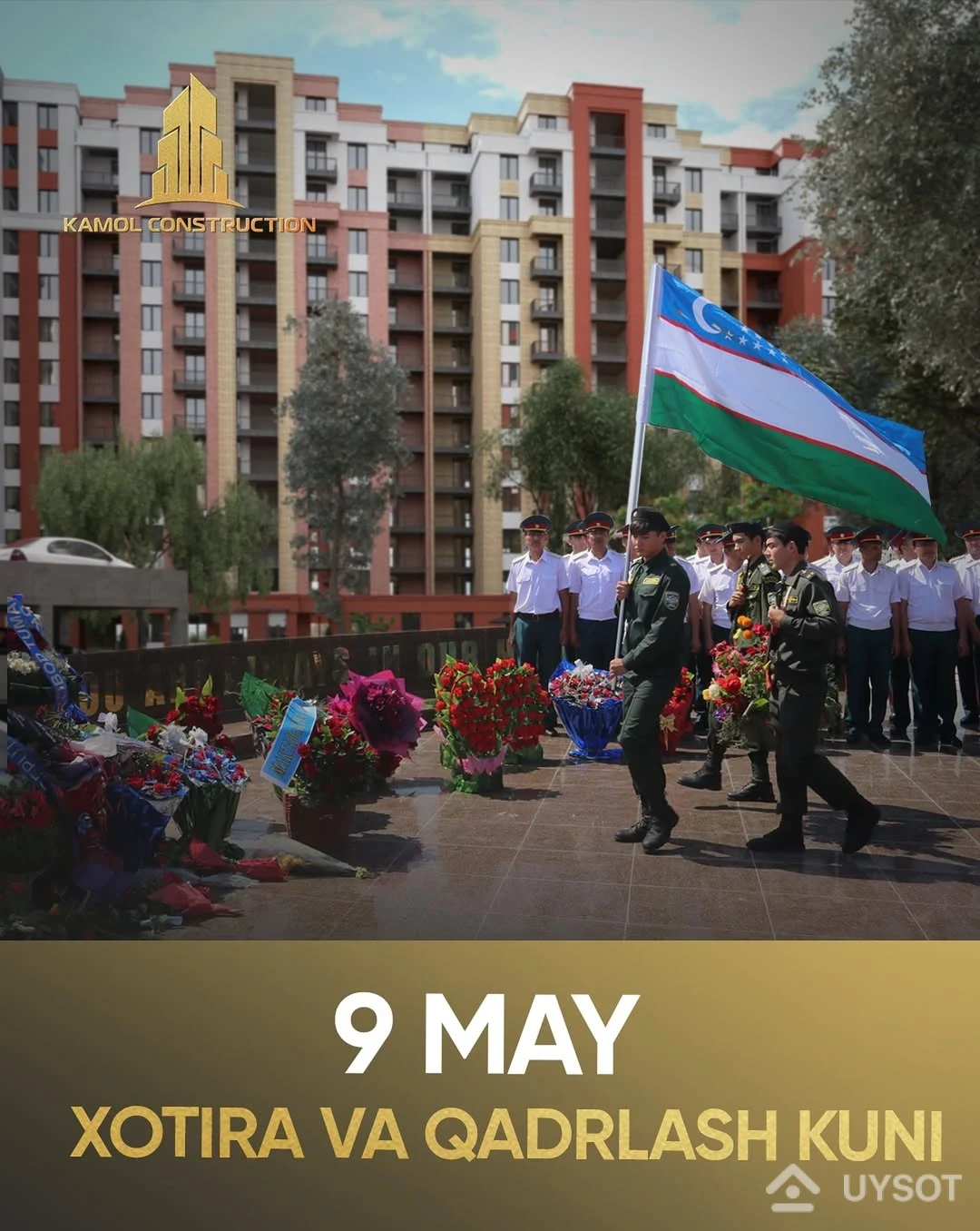 9-may — Xotira va Qadrlash kuni
🇺🇿🕊️
Bu sana biz uchun oddiy kalendardagi kun emas. Bu — jasorat, sabr, fidoyilik va yurtga bo‘lgan cheksiz muhabbat timsolidir.
🎖️🛡️
O‘z hayotini xalq tinchligi, kelajak avlodning baxti uchun fido qilgan bobolarimiz va buvilarimiz oldida chuqur ta’zimdamiz.
🙌🏼🇺🇿
Ularning mardligi va matonati biz uchun doimiy saboq, nurli yo‘l-yo‘riqdir.
📜✨
Bugun biz yurtimizda kechayotgan tinch, osoyishta hayot uchun minnatdormiz.
☀️🏡
Bu kun — eslash, qadrlash, ehtirom ko‘rsatish kuni. Har bir yurakda qahramonlar xotirasi barhayot bo‘lib qoladi.
❤️🕯️
Biz barchasini unutmaymiz. Unutolmaymiz.
Xotirangiz biz bilan — mehr va hurmat ila.
🌹🇺🇿
Qahramonlar abadiydir. 9-may — Xotira va Qadrlash kuni
🇺🇿🕊️
Bu sana biz uchun oddiy kalendardagi kun emas. Bu — jasorat, sabr, fidoyilik va yurtga bo‘lgan cheksiz muhabbat timsolidir.
🎖️🛡️
O‘z hayotini xalq tinchligi, kelajak avlodning baxti uchun fido qilgan bobolarimiz va buvilarimiz oldida chuqur ta’zimdamiz.
🙌🏼🇺🇿
Ularning mardligi va matonati biz uchun doimiy saboq, nurli yo‘l-yo‘riqdir.
📜✨
Bugun biz yurtimizda kechayotgan tinch, osoyishta hayot uchun minnatdormiz.
☀️🏡
Bu kun — eslash, qadrlash, ehtirom ko‘rsatish kuni. Har bir yurakda qahramonlar xotirasi barhayot bo‘lib qoladi.
❤️🕯️
Biz barchasini unutmaymiz. Unutolmaymiz.
Xotirangiz biz bilan — mehr va hurmat ila.
🌹🇺🇿
Qahramonlar abadiydir.