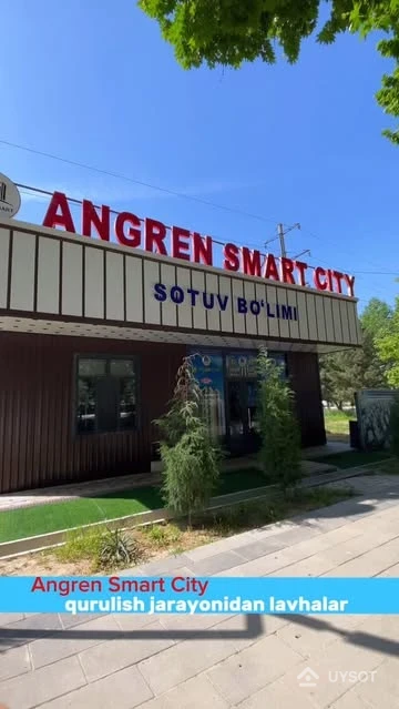 Angren Smart City qurulish jarayonidan lavhalar.