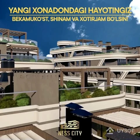 Har bir oila zamonaviy, shinam go‘shada xotirjam hayot kechirishni xohlaydi. “Ness City” turar-joy majmuasi o‘zining bejirim dizayni, mustahkam qurilish loyihasi hamda avzalliklari bilan yangi uy egalarini mamnun etadi.
Bu yerda siz shahar shovqinidan holi bo‘lgan holda sokin yashash imkoniga egasiz.
Hozirda “Ness City” turar-joy majmuasi qurilish ishlari avjida. Agarda xonadonlardan birini xarid qilish istagida bo‘lsangiz, kompaniya sizga juda katta qulayliklarni taqdim etadi!
Chegirma asosida xarid qilishga ulgurib qoling!
☎️ 71 200-66-11
✅ Kommentariyaga "+" belgisini qo'ying, biz siz bilan shaxsiy xabar orqali bog'lanamiz. Har bir oila zamonaviy, shinam go‘shada xotirjam hayot kechirishni xohlaydi. “Ness City” turar-joy majmuasi o‘zining bejirim dizayni, mustahkam qurilish loyihasi hamda avzalliklari bilan yangi uy egalarini mamnun etadi.
Bu yerda siz shahar shovqinidan holi bo‘lgan holda sokin yashash imkoniga egasiz.
Hozirda “Ness City” turar-joy majmuasi qurilish ishlari avjida. Agarda xonadonlardan birini xarid qilish istagida bo‘lsangiz, kompaniya sizga juda katta qulayliklarni taqdim etadi!
Chegirma asosida xarid qilishga ulgurib qoling!
☎️ 71 200-66-11
✅ Kommentariyaga "+" belgisini qo'ying, biz siz bilan shaxsiy xabar orqali bog'lanamiz.