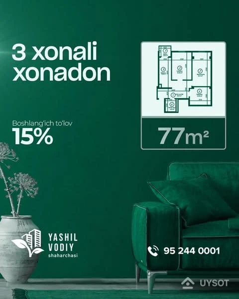 Shahrixonda katta oilalar uchun ideal yechim🏡
Katta oilangiz uchun keng va qulay uy qidiryapsizmi? Bizda ajoyib taklif bor!
✨73 m2 dan 110 m2 gacha bo’lgan ta’mirlangan 3 xonali xonadonlar
✨30 oygacha halol muddatli to’lov
✨Dastlabki to‘lov: 15% dan boshlab
Keng xonalar va zamonaviy qulayliklar sizning oilangiz uchun maksimal shinamlikni ta’minlaydi!
✅Gaz
✅Elektroenergiya
✅Kanalizatsiya
✅Suv
✅24\7 qo’riqlash xizmati
✅Xavfsiz liftlar
✅Boshqaruv ko’mpaniya xizmatlari. Bularni barchasi sizning tanlovingiz oson, yashashingiz esa qulay bo’lishi uchundir.
⏳ Xonadonlar soni cheklangan, imkoniyatni qo‘ldan boy bermang!
📍Manzil: Andijon viloyati, Shahrixon tumani, Toshkent koʻchasi, 16-uy.
📱555000404
📱Telegram | 📱 Instagram
🔥Narxlar haqida ma’lumot olish uchun aloqaga chiqing!
@meros_support Shahrixonda katta oilalar uchun ideal yechim🏡
Katta oilangiz uchun keng va qulay uy qidiryapsizmi? Bizda ajoyib taklif bor!
✨73 m2 dan 110 m2 gacha bo’lgan ta’mirlangan 3 xonali xonadonlar
✨30 oygacha halol muddatli to’lov
✨Dastlabki to‘lov: 15% dan boshlab
Keng xonalar va zamonaviy qulayliklar sizning oilangiz uchun maksimal shinamlikni ta’minlaydi!
✅Gaz
✅Elektroenergiya
✅Kanalizatsiya
✅Suv
✅24\7 qo’riqlash xizmati
✅Xavfsiz liftlar
✅Boshqaruv ko’mpaniya xizmatlari. Bularni barchasi sizning tanlovingiz oson, yashashingiz esa qulay bo’lishi uchundir.
⏳ Xonadonlar soni cheklangan, imkoniyatni qo‘ldan boy bermang!
📍Manzil: Andijon viloyati, Shahrixon tumani, Toshkent koʻchasi, 16-uy.
📱555000404
📱Telegram | 📱 Instagram
🔥Narxlar haqida ma’lumot olish uchun aloqaga chiqing!
@meros_support