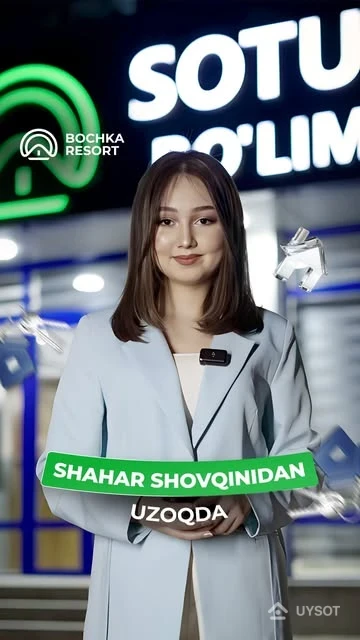 Bochka Resort — havosi sof, narxlari cho‘ntakbop!
Tabiat bagrida joylashgan, ekologik toza va zamonaviy turar joy majmuasining qurilish jarayoni faol davom etmoqda.
Bochka Resort sizga, sokinlik va havosi toza muhit, zamonaviy infratuzilma, va eng muhimi — hamyonbop narxlarni taklif qiladi.
Kelajakdagi uyingizni bugun tanlang — joylar soni cheklangan!
Bochka Resort — qulay hayot sari ishonchli qadam.
📞 Batafsil ma’lumot: +99878 113-63-50
📍 Manzil: Yakkasaroy tumani, Sho‘ta Rustaveli 140-uy
@bochka_resort Bochka Resort — havosi sof, narxlari cho‘ntakbop!
Tabiat bagrida joylashgan, ekologik toza va zamonaviy turar joy majmuasining qurilish jarayoni faol davom etmoqda.
Bochka Resort sizga, sokinlik va havosi toza muhit, zamonaviy infratuzilma, va eng muhimi — hamyonbop narxlarni taklif qiladi.
Kelajakdagi uyingizni bugun tanlang — joylar soni cheklangan!
Bochka Resort — qulay hayot sari ishonchli qadam.
📞 Batafsil ma’lumot: +99878 113-63-50
📍 Manzil: Yakkasaroy tumani, Sho‘ta Rustaveli 140-uy
@bochka_resort