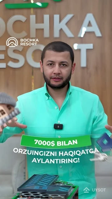 🏡 Представьте, что вы просыпаетесь в уютной квартире среди живописной природы, окруженной величественными горами!
Это не мечта — это реальность. 🏞️
Мы предлагаем вам уникальную возможность приобрести квартиру в идеальном месте, где природа и комфорт сливаются воедино. А самое приятное — минимальная оплата всего 7000$! 🌿
Живите в гармонии с природой, наслаждайтесь свежим воздухом и прекрасными видами. Не упустите шанс начать новую жизнь в этом чудесном месте! ✨
📲 Для подробной информации оставьте комментарий либо напишите нам в директ.
🏡 Tasavvur qiling, tog’lar bilan o’ralgan, go’zal tabiat bag’rida joylashgan qulay kvartirangizda uyg’onayapsiz! Bu faqat orzu emas, balki haqiqat. 🏞️
Biz sizga tabiat va qulaylik birlashgan ajoyib joyda xonadon sotib olish imkoniyatini taklif qilamiz. Eng qulay narx — faqat 7000$! 🌿
Tabiat bilan uyg’un Bochka resortda yashang, toza havo va ajoyib manzaralardan bahramand bo’ling. Ushbu noyob joyda yangi hayotni boshlash imkoniyatini qo’ldan boy bermang! ✨
📲 Batafsil ma’lumot olish uchun kommentariyada + qoldiring yok direktdan yozing! 🏡 Представьте, что вы просыпаетесь в уютной квартире среди живописной природы, окруженной величественными горами!
Это не мечта — это реальность. 🏞️
Мы предлагаем вам уникальную возможность приобрести квартиру в идеальном месте, где природа и комфорт сливаются воедино. А самое приятное — минимальная оплата всего 7000$! 🌿
Живите в гармонии с природой, наслаждайтесь свежим воздухом и прекрасными видами. Не упустите шанс начать новую жизнь в этом чудесном месте! ✨
📲 Для подробной информации оставьте комментарий либо напишите нам в директ.
🏡 Tasavvur qiling, tog’lar bilan o’ralgan, go’zal tabiat bag’rida joylashgan qulay kvartirangizda uyg’onayapsiz! Bu faqat orzu emas, balki haqiqat. 🏞️
Biz sizga tabiat va qulaylik birlashgan ajoyib joyda xonadon sotib olish imkoniyatini taklif qilamiz. Eng qulay narx — faqat 7000$! 🌿
Tabiat bilan uyg’un Bochka resortda yashang, toza havo va ajoyib manzaralardan bahramand bo’ling. Ushbu noyob joyda yangi hayotni boshlash imkoniyatini qo’ldan boy bermang! ✨
📲 Batafsil ma’lumot olish uchun kommentariyada + qoldiring yok direktdan yozing!