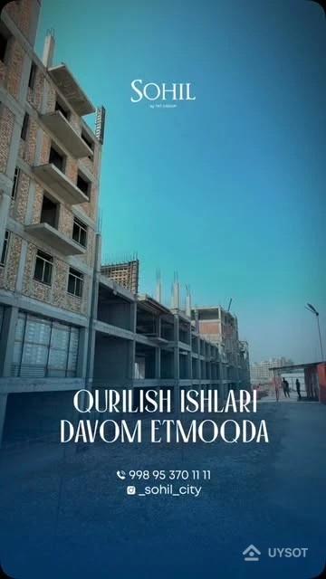 SOHILda ishlar qizg‘in – eng yaxshi uylar esa band bo‘lmoqda!
Majmua qurilishi bosqichma-bosqich davom etmoqda. Har kuni ustalar o’z ishida, xonadonlar esa asta-sekin o’z egalarini topmoqda.
Shoshiling. Bu narxda, bu joyda, bu qulaylikda – uy topish oson emas!
Telefon: +99878 113-63-50 SOHILda ishlar qizg‘in – eng yaxshi uylar esa band bo‘lmoqda!
Majmua qurilishi bosqichma-bosqich davom etmoqda. Har kuni ustalar o’z ishida, xonadonlar esa asta-sekin o’z egalarini topmoqda.
Shoshiling. Bu narxda, bu joyda, bu qulaylikda – uy topish oson emas!
Telefon: +99878 113-63-50