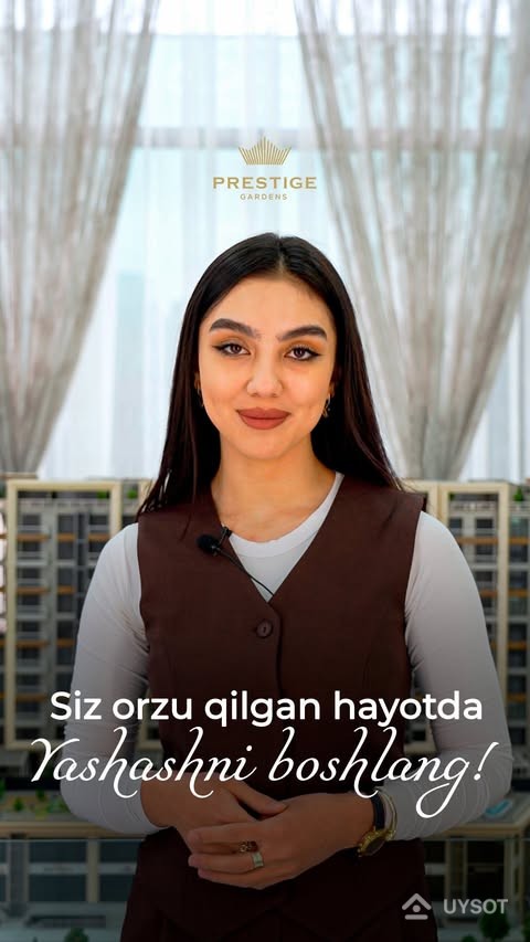 Orzungizdagi qulay hayotga yetishingizga juda oz qoldi!
🏢 Prestige Gardensʼdagi tayyor qurib bitkazilgan va yashash uchun shay xonadonlar sizni kutmoqda! Kvartiralar zamonaviy taʼmirlangan va barcha zarur maishiy texnikalar bilan jihozlangan bo‘lib, ularning soni juda oz qoldi.
Yashash uchun zarur bo‘lgan barcha sharoitlar, jumladan:
➖ Bolalar maydonchasi;
➖ Dam olishingizga mos besedkalar;
➖ Yer osti va yer usti avtoturargohi kabi qulayliklar ham sizni kutmoqda! Shoshiling va orzungizdagi xonadon egasiga aylaning!
Bog‘lanish va ma’lumot olish uchun:
📞 +99878 113-63-50
____
Ваша мечта о комфортной жизни уже совсем близко!
🏢 В Prestige Gardens вас ждут готовые, сданные и пригодные для проживания апартаменты! Квартиры современно отделаны и оснащены всей необходимой бытовой техникой, а их количество осталось очень ограниченным.
В комплексе предусмотрены все условия для комфортного проживания, в том числе:
➖ Детская площадка;
➖ Уютные беседки для отдыха;
➖ Подземная и наземная парковка – всё для вашего удобства!
Поспешите и станьте владельцем квартиры своей мечты!
Для связи и получения информации:
📞 +99878 113-63-50 Orzungizdagi qulay hayotga yetishingizga juda oz qoldi!
🏢 Prestige Gardensʼdagi tayyor qurib bitkazilgan va yashash uchun shay xonadonlar sizni kutmoqda! Kvartiralar zamonaviy taʼmirlangan va barcha zarur maishiy texnikalar bilan jihozlangan bo‘lib, ularning soni juda oz qoldi.
Yashash uchun zarur bo‘lgan barcha sharoitlar, jumladan:
➖ Bolalar maydonchasi;
➖ Dam olishingizga mos besedkalar;
➖ Yer osti va yer usti avtoturargohi kabi qulayliklar ham sizni kutmoqda! Shoshiling va orzungizdagi xonadon egasiga aylaning!
Bog‘lanish va ma’lumot olish uchun:
📞 +99878 113-63-50
____
Ваша мечта о комфортной жизни уже совсем близко!
🏢 В Prestige Gardens вас ждут готовые, сданные и пригодные для проживания апартаменты! Квартиры современно отделаны и оснащены всей необходимой бытовой техникой, а их количество осталось очень ограниченным.
В комплексе предусмотрены все условия для комфортного проживания, в том числе:
➖ Детская площадка;
➖ Уютные беседки для отдыха;
➖ Подземная и наземная парковка – всё для вашего удобства!
Поспешите и станьте владельцем квартиры своей мечты!
Для связи и получения информации:
📞 +99878 113-63-50