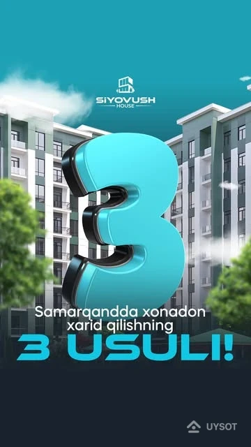 Samarqandda xonadon xarid qilishning 3 usuli!
1️⃣ Bank krediti — boshlang‘ich to‘lov 30%, ustiga 24% kredit, ish joyi va kafil kerak.
📎 Hujjat ortidan hujjat.
📎 Qog‘ozbozlik, stress, vaqt...
2️⃣ Katta miqdorda naqd pul — baraka topkur, lekin bu har kimda ham bo‘lmaydi.
📎 Yillar davomida pul yig‘asiz, ammo narxlar ko‘tarilaveradi...
3️⃣ Siyovush house — eng oddiy, eng qulay yo‘l:
✅ Boshlang‘ich to‘lovsiz!
✅ 60 oygacha bo‘lib to‘lash imkoni!
‼️ Samarqandda o‘z uyingiz bo‘lishi uchun endi orzularni orqaga surish shart emas. Siyovush house — hech qanday ortiqcha talablarlarsiz!
Batafsil maʼlumot uchun bizning raqamlar:
☎️ +99878 113-63-50
☎️ +99878 113-63-50 Samarqandda xonadon xarid qilishning 3 usuli!
1️⃣ Bank krediti — boshlang‘ich to‘lov 30%, ustiga 24% kredit, ish joyi va kafil kerak.
📎 Hujjat ortidan hujjat.
📎 Qog‘ozbozlik, stress, vaqt...
2️⃣ Katta miqdorda naqd pul — baraka topkur, lekin bu har kimda ham bo‘lmaydi.
📎 Yillar davomida pul yig‘asiz, ammo narxlar ko‘tarilaveradi...
3️⃣ Siyovush house — eng oddiy, eng qulay yo‘l:
✅ Boshlang‘ich to‘lovsiz!
✅ 60 oygacha bo‘lib to‘lash imkoni!
‼️ Samarqandda o‘z uyingiz bo‘lishi uchun endi orzularni orqaga surish shart emas. Siyovush house — hech qanday ortiqcha talablarlarsiz!
Batafsil maʼlumot uchun bizning raqamlar:
☎️ +99878 113-63-50
☎️ +99878 113-63-50