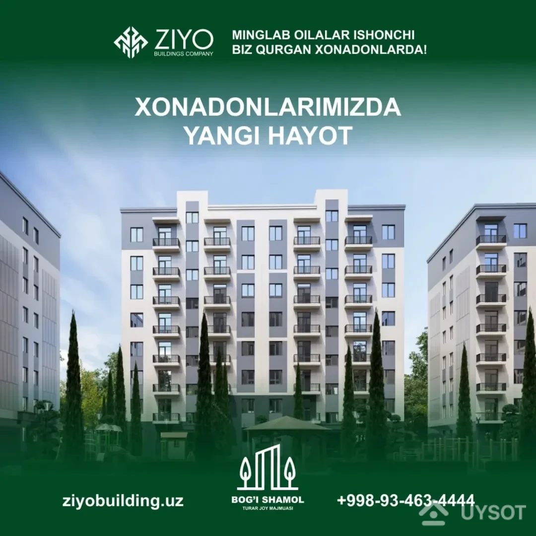 🏗 Ziyo Buildings - Qurilish korxonasi
Minglab oilalar ishonchi -
Biz qurgan xonadonlarda!
"Bizning loyihamiz – bu oddiy uy emas, yangi hayotga ochiladigan eshikdir. Har bir xonadon zamonaviy dizayn, keng va yorug‘ xonalar, yuqori sifatli materiallar bilan hayotingizni qulaylik va farovonlik bilan to‘ldiradi."
📣 NAVOIY SHAHRIDA - AJOYIB IMKONIYAT 📣
🎉 BOG'I SHAMOL - Turar joy majmuasi 🎉
XONADONLAR XARID QILING!
Qulayliklari :
✔️ Zamonaviy liftlar
✔️ Bolalar maydonchasi
✔️ 24/7 video kuzatuv
Mo'ljal :
✔️ Paxta tozalash zavodi
Manzil :
✔️ Karmana, Bog'i shamol MFY
💵 60 oyga BO'LIB TO'LASH imkoniyati
💰 OYLIK to'lov 4.500.000 so'm 😍
Sotuv ofisi :
✔️ Bunyodkorlar 2a
📍Shahar "Voyenkamat" qarshisida
Batafsil ma'lumot :
📞 +998-+99878 113-63-50
📞 +998-+99878 113-63-50
🌐 www.ziyobuildings.uz 🏗 Ziyo Buildings - Qurilish korxonasi
Minglab oilalar ishonchi -
Biz qurgan xonadonlarda!
"Bizning loyihamiz – bu oddiy uy emas, yangi hayotga ochiladigan eshikdir. Har bir xonadon zamonaviy dizayn, keng va yorug‘ xonalar, yuqori sifatli materiallar bilan hayotingizni qulaylik va farovonlik bilan to‘ldiradi."
📣 NAVOIY SHAHRIDA - AJOYIB IMKONIYAT 📣
🎉 BOG'I SHAMOL - Turar joy majmuasi 🎉
XONADONLAR XARID QILING!
Qulayliklari :
✔️ Zamonaviy liftlar
✔️ Bolalar maydonchasi
✔️ 24/7 video kuzatuv
Mo'ljal :
✔️ Paxta tozalash zavodi
Manzil :
✔️ Karmana, Bog'i shamol MFY
💵 60 oyga BO'LIB TO'LASH imkoniyati
💰 OYLIK to'lov 4.500.000 so'm 😍
Sotuv ofisi :
✔️ Bunyodkorlar 2a
📍Shahar "Voyenkamat" qarshisida
Batafsil ma'lumot :
📞 +998-+99878 113-63-50
📞 +998-+99878 113-63-50
🌐 www.ziyobuildings.uz