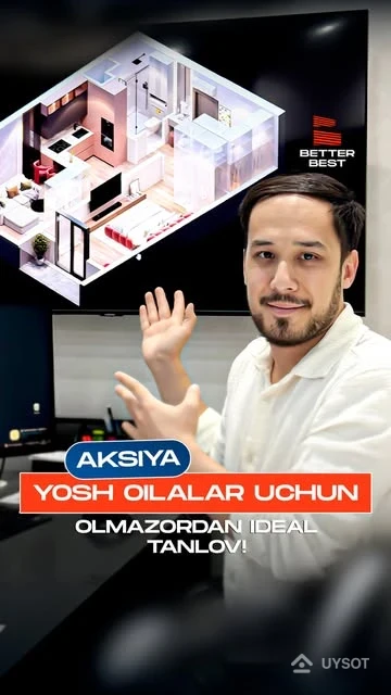 48 OYDA FOIZSIZ to'lash imkoniyati - Silver Tower'da yosh oilalar uchun ideal tanlov!
🏠 Olmazor tumanidan atigi $9 815 dan boshlanuvchi dastlabki to'lov bilan zamonaviy, yorug' va shinam uyga ega bo'lish mumkin!
👉 52.9 m² maydondagi uyda:
Kirish, garderob, sanuzel, oshxona va mehmonxona, yotoqxona, balkon qismi mavjud! — Videoda batafsil ko'rsatganmiz!
🥳 Super aksiyada xonadonlar orasidan oilangiz uchun mos variantni tanlang Super aksiyada xonadonlar orasidan oilangiz uchun mos variantni tanlang.
27.1 m² / 35 m² / 46.6 m² / 52.9 m² / 71.6 m² / 73.7 m²
🖊 Imkoniyatlar:
- Bolalar maydonchasi va dam olish joyi,
- Bepul terassa va zamonaviy liftlar,
- 24/7 xavfsizlik xizmati
- Yerosti avtoturargohi
- Atrofda esa do'konlar, bog'chalar, maktablar va masjid joylashgan.
Bugungi kunda xonadonlar soni juda kam qoldi! Kech qolmang, hoziroq quyidagi raqamga qong'iroq qiling!
📞 +99878 113-63-50
🚀 Yaqinlaringiz ham bilsin! — @betterbestuz 48 OYDA FOIZSIZ to'lash imkoniyati - Silver Tower'da yosh oilalar uchun ideal tanlov!
🏠 Olmazor tumanidan atigi $9 815 dan boshlanuvchi dastlabki to'lov bilan zamonaviy, yorug' va shinam uyga ega bo'lish mumkin!
👉 52.9 m² maydondagi uyda:
Kirish, garderob, sanuzel, oshxona va mehmonxona, yotoqxona, balkon qismi mavjud! — Videoda batafsil ko'rsatganmiz!
🥳 Super aksiyada xonadonlar orasidan oilangiz uchun mos variantni tanlang Super aksiyada xonadonlar orasidan oilangiz uchun mos variantni tanlang.
27.1 m² / 35 m² / 46.6 m² / 52.9 m² / 71.6 m² / 73.7 m²
🖊 Imkoniyatlar:
- Bolalar maydonchasi va dam olish joyi,
- Bepul terassa va zamonaviy liftlar,
- 24/7 xavfsizlik xizmati
- Yerosti avtoturargohi
- Atrofda esa do'konlar, bog'chalar, maktablar va masjid joylashgan.
Bugungi kunda xonadonlar soni juda kam qoldi! Kech qolmang, hoziroq quyidagi raqamga qong'iroq qiling!
📞 +99878 113-63-50
🚀 Yaqinlaringiz ham bilsin! — @betterbestuz