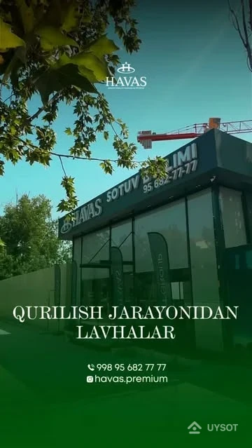 Havas Premiumda qurilish ishlari jadallik bilan davom etmoqda
Yuqori sifatli materiallar, puxta loyiha va o’z ishining ustalari tomonidan zamonaviy uylar qad rostlamoqda. Sotuv ofisiga kelib, barcha savollaringizga javob olishingiz mumkin.
Kelib bir ko’rishingizga arziydi, afsuslanmaysiz.
Telefon: +99878 113-63-50 Havas Premiumda qurilish ishlari jadallik bilan davom etmoqda
Yuqori sifatli materiallar, puxta loyiha va o’z ishining ustalari tomonidan zamonaviy uylar qad rostlamoqda. Sotuv ofisiga kelib, barcha savollaringizga javob olishingiz mumkin.
Kelib bir ko’rishingizga arziydi, afsuslanmaysiz.
Telefon: +99878 113-63-50