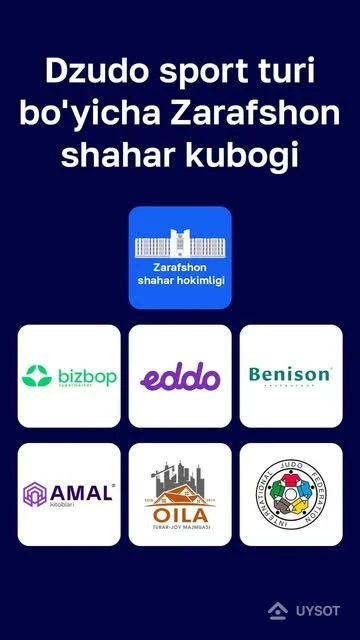 Sport – bu iroda, maqsad va birlik!
“Oila” Holding har doim sog‘lom turmush tarzini targ‘ib qilishga, yoshlar salohiyatini ochishga hissa qo‘shib keladi. Aynan shu e’tiqod bilan biz Zarafshon shahar hokimligi va Dzyudo Federatsiyasi bilan hamkorlikda o‘tkazilgan Zarafshon shahar dzyudo kubogiga homiylik qildik.

Bu musobaqa – biz uchun shunchaki sport tadbiri emas!
Bu:
🥋 yoshlarning imkoniyatiga ishonch
🔥 harakatga bo‘lgan e’tibor
✨ mustahkam kelajakka qo‘yilgan qadam!

Biz yoshlarning sport orqali o‘z kuchini, sabrini va irodasini kashf etishini qo‘llab-quvvatlaymiz.
Sog‘lom yoshlar – sog‘lom jamiyat, mustahkam kelajak!

“Oila” Holding –
⚡️ harakatni qadrlaydi
🎯 maqsad sari intilishni qo‘llab-quvvatlaydi
💚 sog‘lom hayot tarafdori!