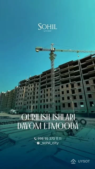 Sohil turar-joy majmuasida qurilish ishlari davom etmoqda
Qurilish jarayoni bosqichma-bosqich, puxta bajarilmoqda. Bu uylar faqat ko‘rkam ko‘rinishi bilan emas, balki mustahkamligi va qulay joylashuvi bilan ham ajralib turadi. Aynan hozir tanlaganlar uchun eng yaxshi shartlar va narxlar taklif qilinmoqda.
Telefon: +99878 113-63-50 Sohil turar-joy majmuasida qurilish ishlari davom etmoqda
Qurilish jarayoni bosqichma-bosqich, puxta bajarilmoqda. Bu uylar faqat ko‘rkam ko‘rinishi bilan emas, balki mustahkamligi va qulay joylashuvi bilan ham ajralib turadi. Aynan hozir tanlaganlar uchun eng yaxshi shartlar va narxlar taklif qilinmoqda.
Telefon: +99878 113-63-50