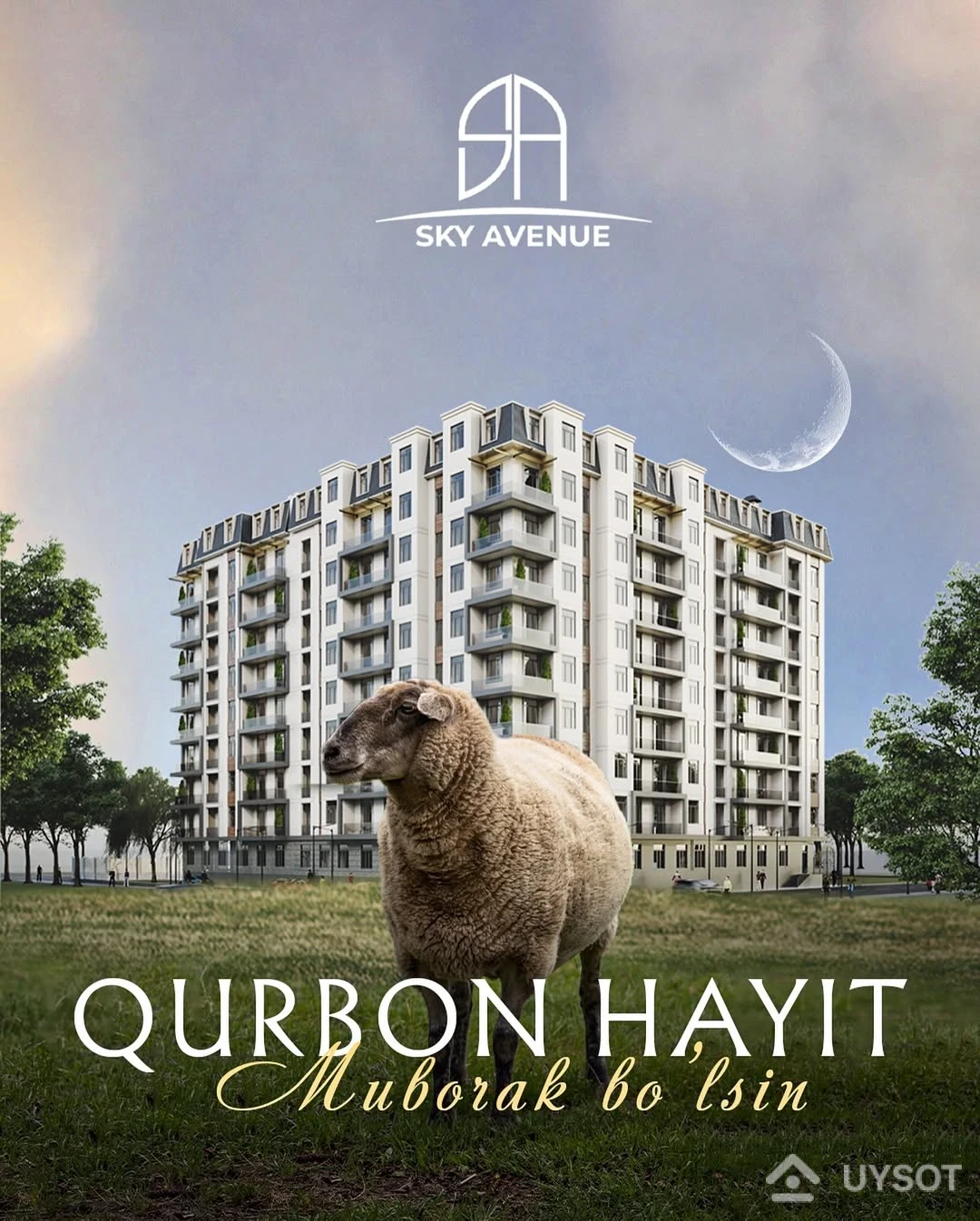 🌙 Qurbon hayiti — bu nafaqat qurbonlik, balki sabr, shukr va mehr ayyomi.
Bugun qalblar ochilsin, adovatlar unutilsin, mehr va kechirim ustuvor bo‘lsin.
Har bir qilgan duongiz, berilgan sadaqangiz, so‘zlagan ezgu so‘zlaringiz hayotingizga nur olib kirsin.
🕊 Bayramingiz muborak bo‘lsin! 🌙 Qurbon hayiti — bu nafaqat qurbonlik, balki sabr, shukr va mehr ayyomi.
Bugun qalblar ochilsin, adovatlar unutilsin, mehr va kechirim ustuvor bo‘lsin.
Har bir qilgan duongiz, berilgan sadaqangiz, so‘zlagan ezgu so‘zlaringiz hayotingizga nur olib kirsin.
🕊 Bayramingiz muborak bo‘lsin!