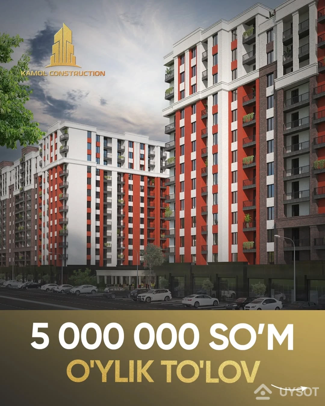 Oylik to'lov atigi 5 mln so'mdan! 🤩
🌇 Kamol Construction'ning "Yangi hayot" turar-joy majmuasidan zamonaviy xonadonlarni muddatli to'lov evaziga rasmiylashtiring va to'lovni oyiga atigi 5 mln so'mdan amalga oshiring.
Batafsil ma'lumot olish uchun hoziroq izohlarda "+" qoldiring.
📞 +998 (78) 113-63-50
📍 Manzilimiz: Toshkent shahri, Yangi hayot tumani, Qipchoq ko'chasi 1a.
Mo'ljal: 5-metro bekati (Chilonzor yo'li)
📍 Manzilimiz: Toshkent shahri, Do'stlik ko'chasi 2.
Mo'ljal: 12 avtopark
➖➖➖➖
Ежемесячный платеж всего от 5 миллионов сум! 🤩
🌇 Приобретайте современные квартиры в ЖК "Янги Хаёт" от компании "Kamol Construction" в рассрочку и оплачивайте всего от 5 миллионов сумов в месяц.
Оставьте "+" в комментариях, чтобы получить дополнительную информацию.
📞 +998 (78) 113-63-50
📍Наш адрес: город Ташкент, район Новая Жизнь, улица Кипчака 1а.
Ориентиры: остановка метро 5 (дорога Чиланзор).
📍Наш адрес: город Ташкент, улица Дустлик 2.
Ориентиры: 12 автостоянок. Oylik to'lov atigi 5 mln so'mdan! 🤩
🌇 Kamol Construction'ning "Yangi hayot" turar-joy majmuasidan zamonaviy xonadonlarni muddatli to'lov evaziga rasmiylashtiring va to'lovni oyiga atigi 5 mln so'mdan amalga oshiring.
Batafsil ma'lumot olish uchun hoziroq izohlarda "+" qoldiring.
📞 +998 (78) 113-63-50
📍 Manzilimiz: Toshkent shahri, Yangi hayot tumani, Qipchoq ko'chasi 1a.
Mo'ljal: 5-metro bekati (Chilonzor yo'li)
📍 Manzilimiz: Toshkent shahri, Do'stlik ko'chasi 2.
Mo'ljal: 12 avtopark
➖➖➖➖
Ежемесячный платеж всего от 5 миллионов сум! 🤩
🌇 Приобретайте современные квартиры в ЖК "Янги Хаёт" от компании "Kamol Construction" в рассрочку и оплачивайте всего от 5 миллионов сумов в месяц.
Оставьте "+" в комментариях, чтобы получить дополнительную информацию.
📞 +998 (78) 113-63-50
📍Наш адрес: город Ташкент, район Новая Жизнь, улица Кипчака 1а.
Ориентиры: остановка метро 5 (дорога Чиланзор).
📍Наш адрес: город Ташкент, улица Дустлик 2.
Ориентиры: 12 автостоянок.