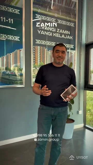 IPhonelardan biri yana baxtli mijozimizga nasib qildi
Jizzaxdagi Zamin turar-joy majmuasidan uy xarid qilgan mijozimiz nafaqat orzusidagi xonadonga ega bo‘ldi, balki iPhone sovg‘asini ham qo‘lga kiritdi.
TXT group o’z mijozlari uchun yangiliklar qilishdan to’xtamaydi.
Telefon: 1361 IPhonelardan biri yana baxtli mijozimizga nasib qildi
Jizzaxdagi Zamin turar-joy majmuasidan uy xarid qilgan mijozimiz nafaqat orzusidagi xonadonga ega bo‘ldi, balki iPhone sovg‘asini ham qo‘lga kiritdi.
TXT group o’z mijozlari uchun yangiliklar qilishdan to’xtamaydi.
Telefon: 1361