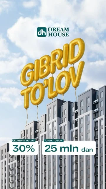 📣 Bodomzor majmuasida GIBRID to‘lov tizimi ishga tushganini bilarmidingiz? 

🔹 Har oylik to‘lovlar – qulayroq
🔹 Inflyatsiya ta’sirida to‘lovlar amalda yengillashib boradi

📆 Xonadonlar 2026-yilda topshiriladi
🏠 Orzuingizdagi uyni bugun tanlang – foyda bilan xarid qiling!
___

📣 А вы знали, что в жилом комплексе “Bodomzor” запущена гибридная рассрочка?

🔹 Ежемесячные платежи — более удобные
🔹 Благодаря инфляции, сумма платежей фактически становится легче со временем

📆 Квартиры будут сданы в 2026 году
🏠 Выберите свою мечту уже сегодня — выгодная покупка!

📞 +998 (78) 113-63-50
