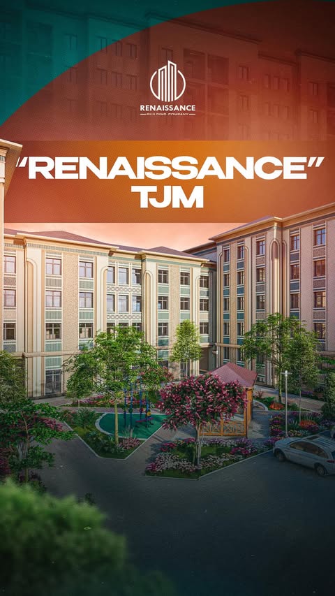 «RENAISSANCE» turar joy majmuasi 

Afzalliklari:
• Yangi O‘zbekiston 
• Bolalar maydonchasi 
• Rivojlangan infratuzilma 
• Himoyalanadigan 24/7 hudud 
• Maktab va Bog‘cha

Xarakteristika:
• Uy devorlari - g‘ishtdan
• Xonalar gazablokdan bo‘lingan
• Yerusti avtoturargoh
• Shift balandligi 3 m
• Zamonaviy lift

📍Manzil: Mirzo Ulug‘bek tumani Ijodkor MFY. 
📍Mo‘ljal: Yangi O‘zbekiston bog‘i yonida.

📞 +99878-333 3331
📝Izohlarda “+” belgisini qoldiring va biz sizga narx bo’yicha ma’lumot yuboramiz
___________

Жилой комплекс «RENAISSANCE»

Преимущества:
• Новый Узбекистан
• Детская площадка
• Развитая инфраструктура
• Круглосуточная охраняемая территория.
• Школа и детский сад

Характеристика:
• Стены дома кирпичные.
• Комнаты разделены газоблоками.
• Подземная парковка
• Высота потолка 3 м.
• Современный лифт.

📍Адрес: Мирзо-Улугбекский район, МФУ Иждовтов.
📍Место назначения: возле парка «Yangi O’zbekiston».

📞 +99878-333 3331
📝 Оставьте знак «+» в комментариях и мы вышлем вам информацию о цене.