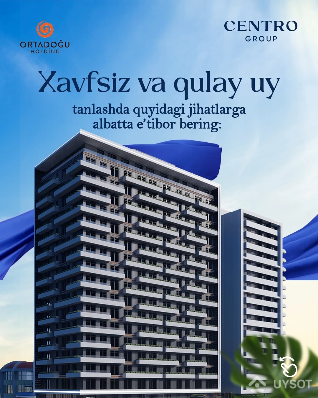 Xavfsiz va qulay uy tanlashda quyidagi jihatlarga albatta e’tibor bering:
✅ Hudud infratuzilmasi – Maktab, bog‘cha, savdo markazlari va boshqa muhim obyektlarning yaqin joylashuvi
✅ Qurilish materiallari sifati bu oʻz hayotingizga boʻlgan ishonchdir!
✅ Yuridik hujjatlar – Yerga egalik huquqi va qurilish ruxsatnomalari bo‘lishi
✨ Resim Taşkent turar-joy majmuasida bu jihatlar bo‘yicha hech qanday xavotirga o‘rin yo‘q!
📩 Batafsil ma’lumot olish uchun izohlarda “+” belgisini qoldiring!
☎️ +99878 113-63-50 Xavfsiz va qulay uy tanlashda quyidagi jihatlarga albatta e’tibor bering:
✅ Hudud infratuzilmasi – Maktab, bog‘cha, savdo markazlari va boshqa muhim obyektlarning yaqin joylashuvi
✅ Qurilish materiallari sifati bu oʻz hayotingizga boʻlgan ishonchdir!
✅ Yuridik hujjatlar – Yerga egalik huquqi va qurilish ruxsatnomalari bo‘lishi
✨ Resim Taşkent turar-joy majmuasida bu jihatlar bo‘yicha hech qanday xavotirga o‘rin yo‘q!
📩 Batafsil ma’lumot olish uchun izohlarda “+” belgisini qoldiring!
☎️ +99878 113-63-50